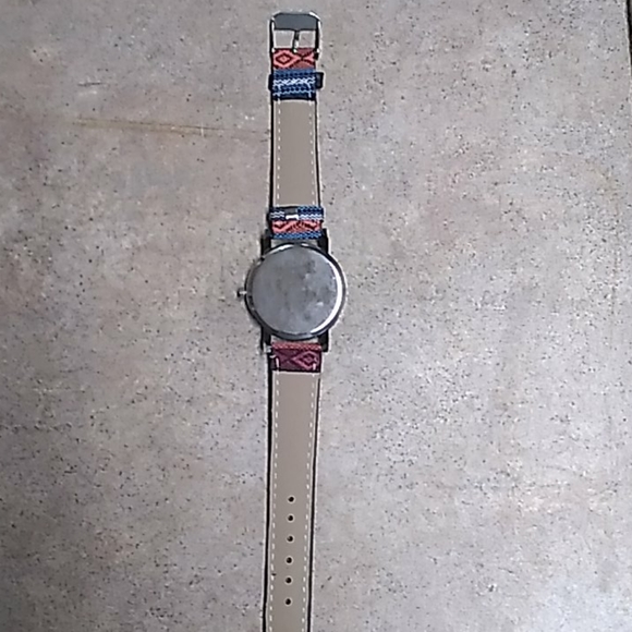 Movie Multicolor Hippy Denim Fabric Watch - Picture 3 of 3